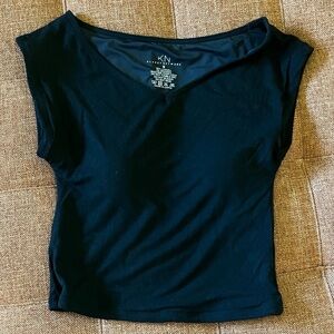 Klassy Network Black Short Sleeve Top